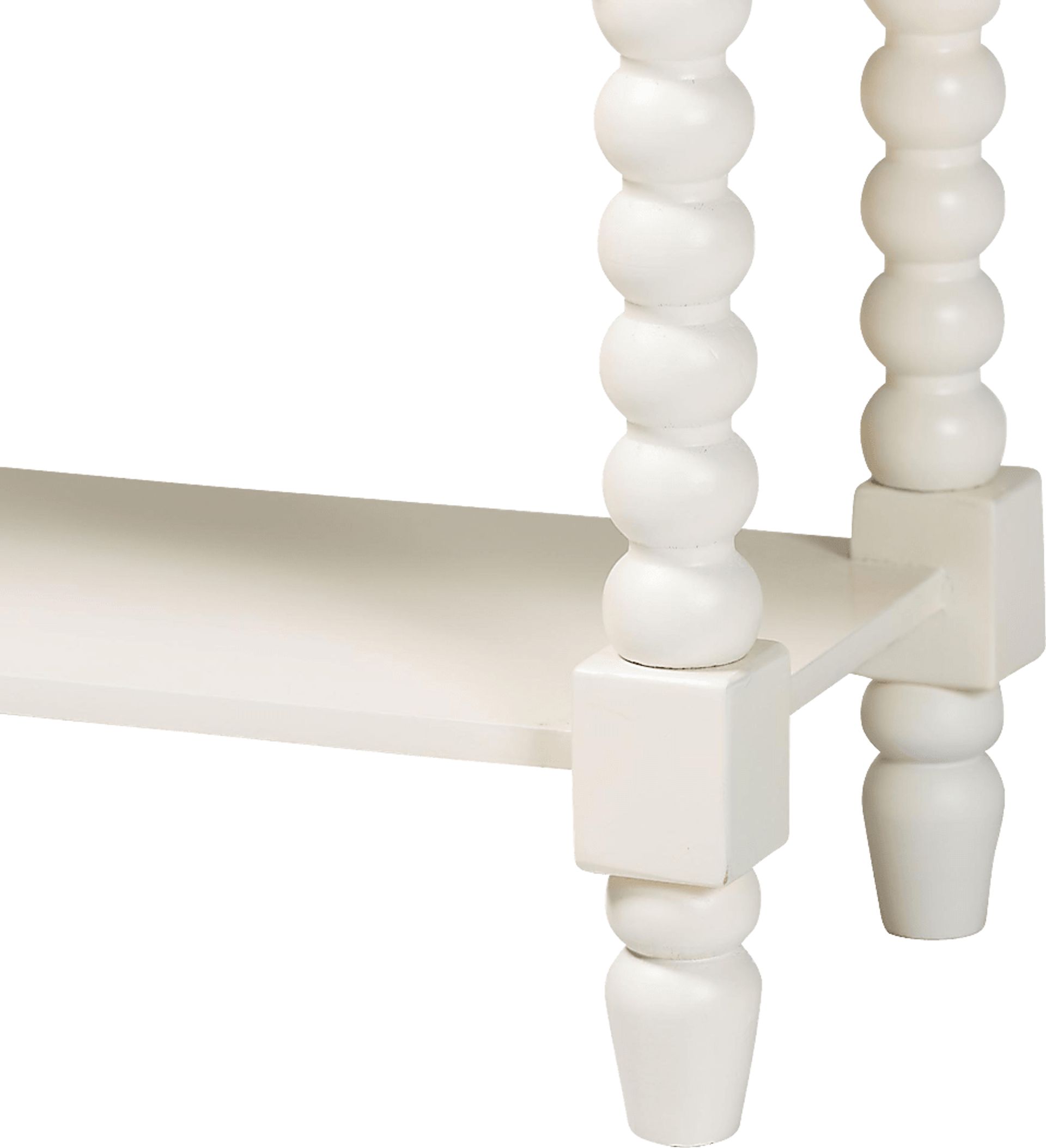 Toluru White Accent Bench - Image 5