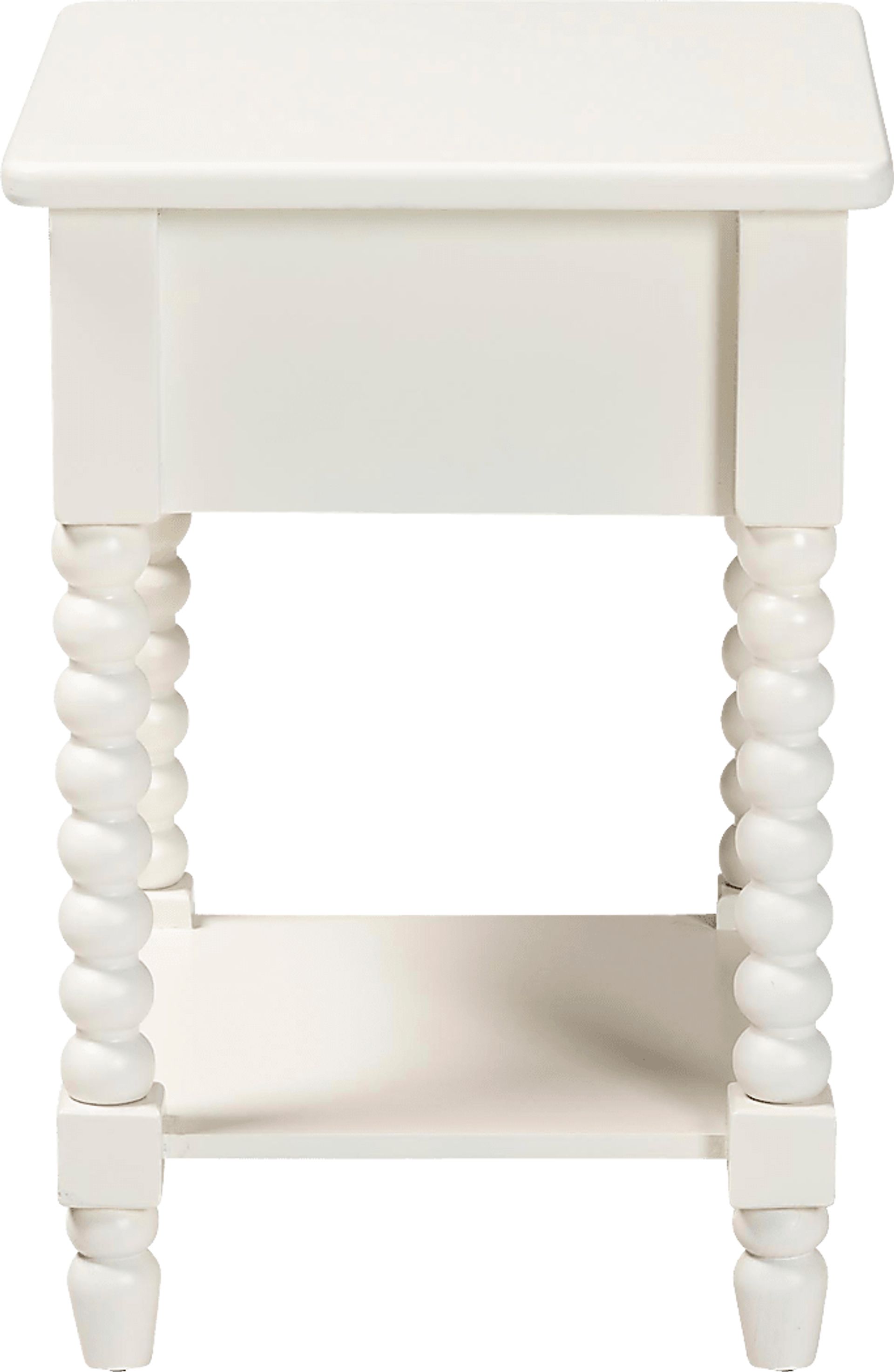 Toluru White End Table - Image 4