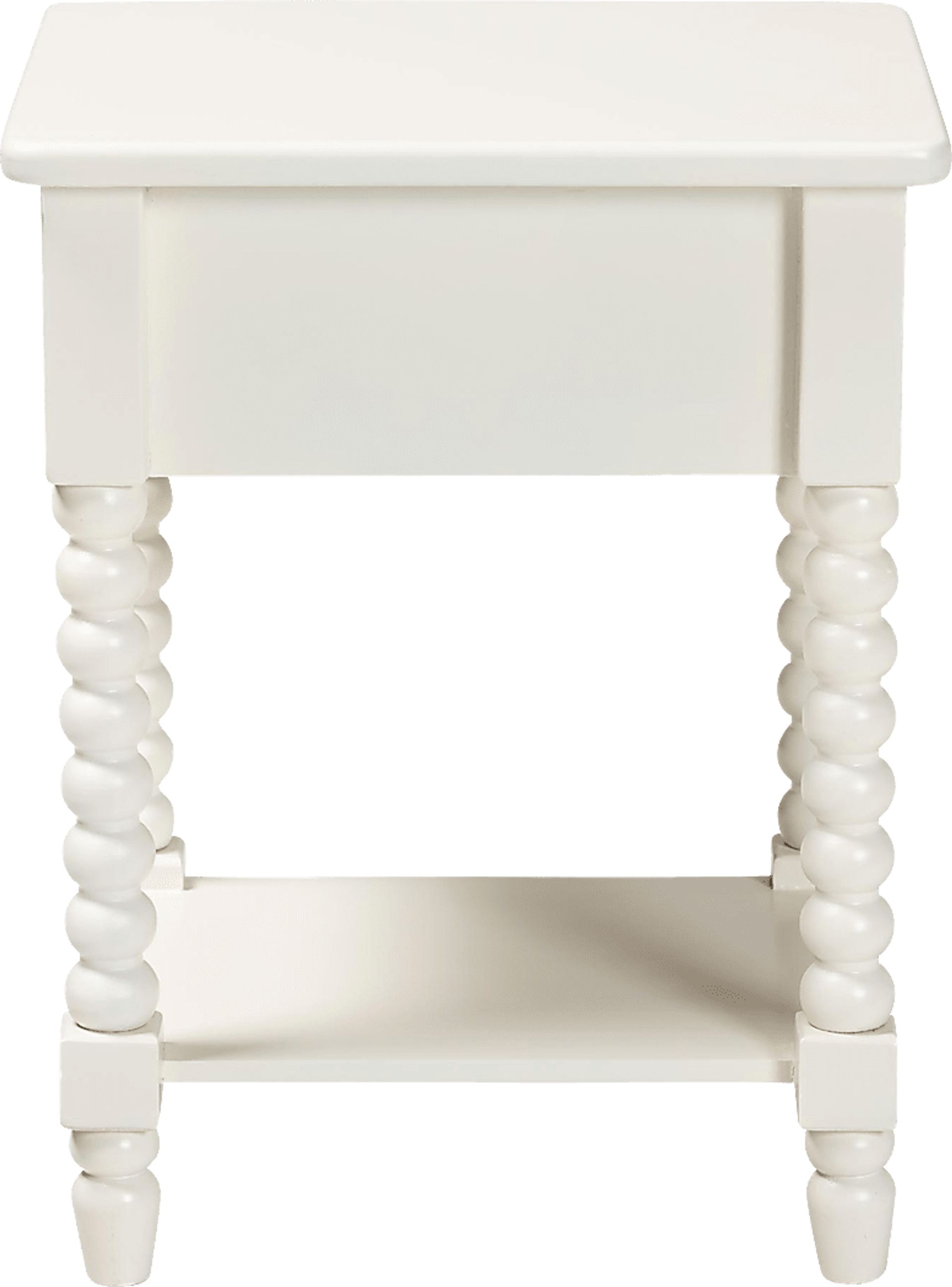 Toluru White End Table - Image 6
