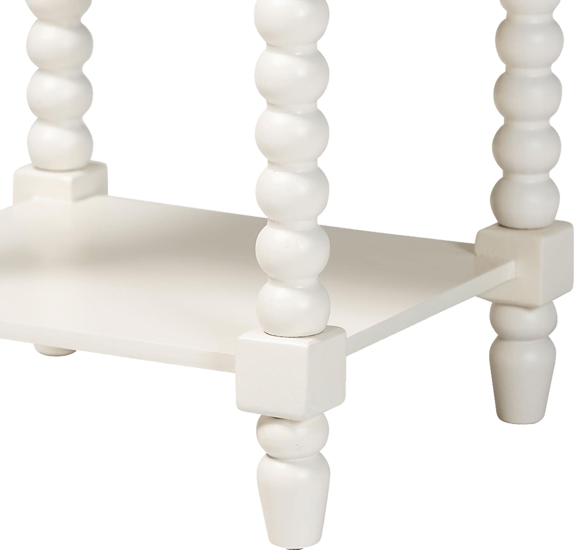 Toluru White End Table - Image 7
