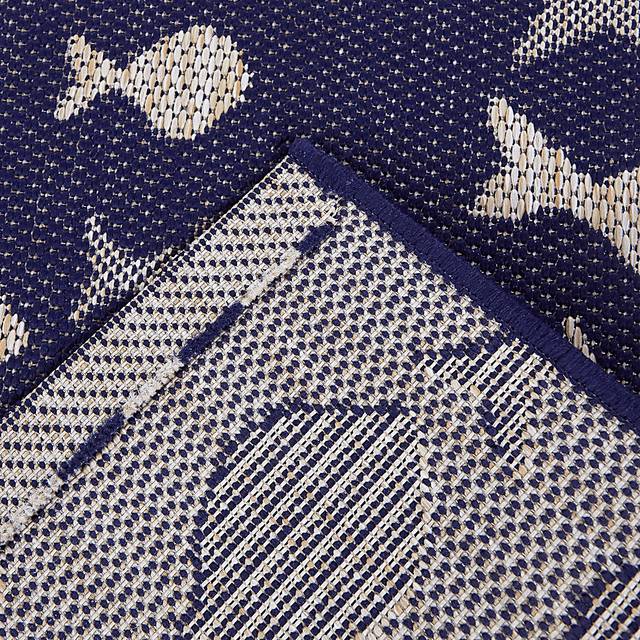 Tomago Blue 5'3 x 7' Indoor/Outdoor Rug - Thumbnail - Image 2