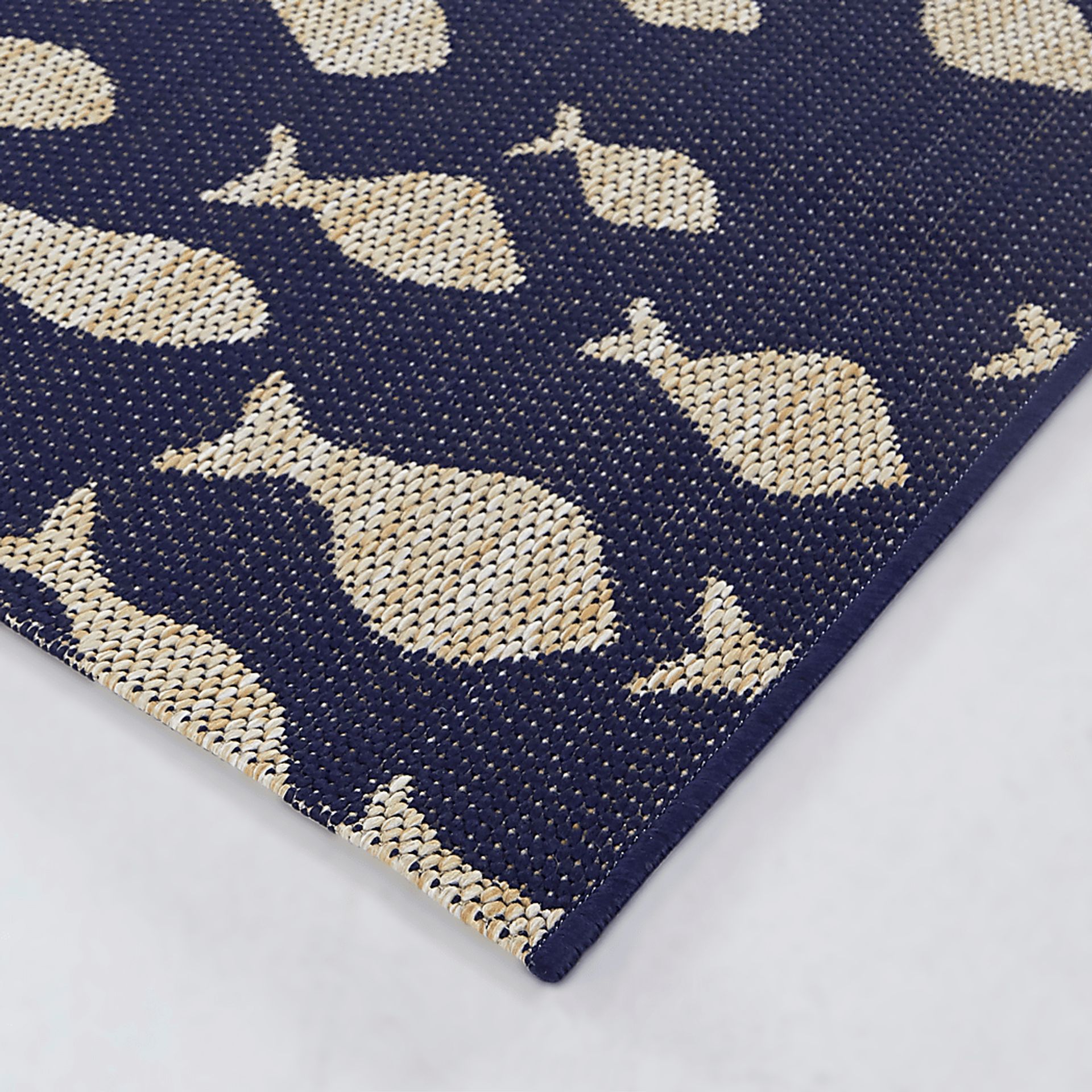 Tomago Blue 5'3 x 7' Indoor/Outdoor Rug - Image 3
