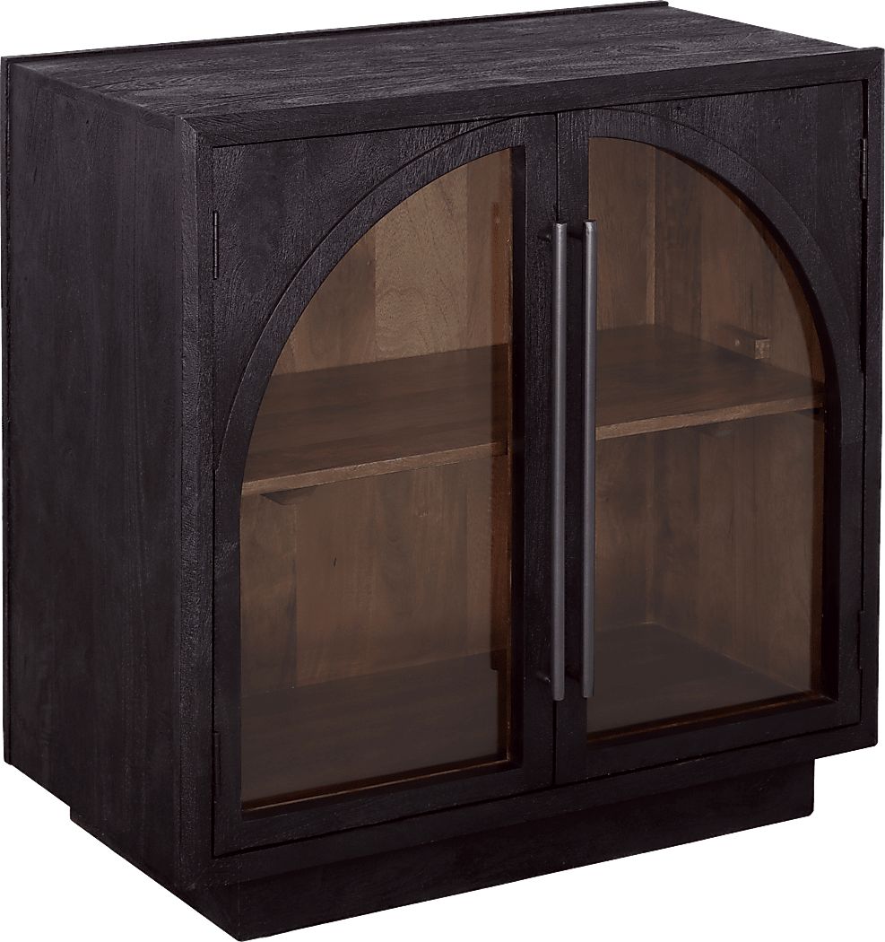 Tomanent Black Accent Cabinet