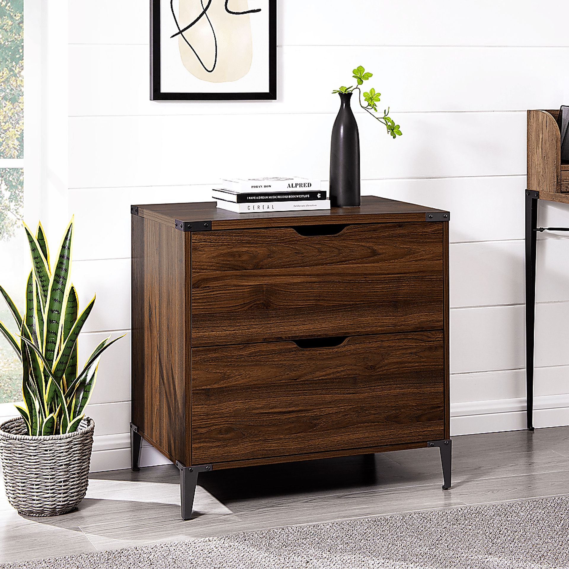 Tomasse Walnut Filing Cabinet - Image 2