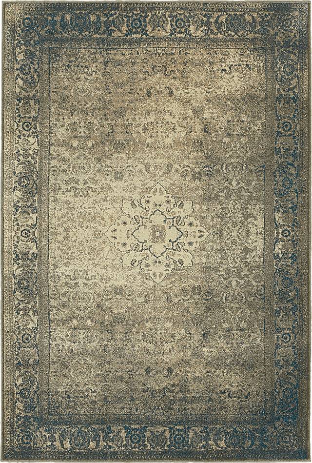 Tomine Beige 6'7 x 9'6 Rug - Thumbnail - Image 1