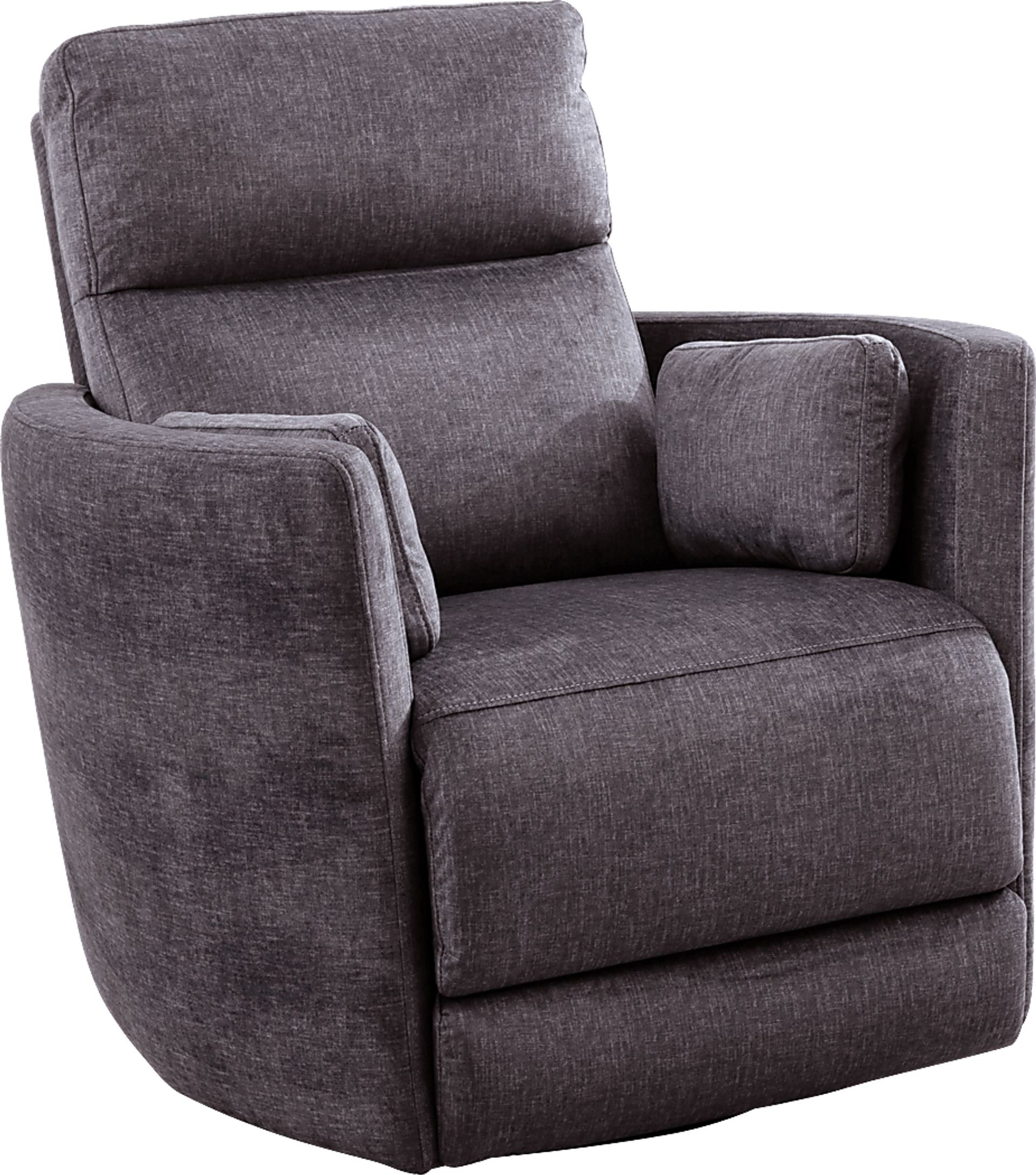 Tomlin Gray Swivel Glider Recliner - Image 1