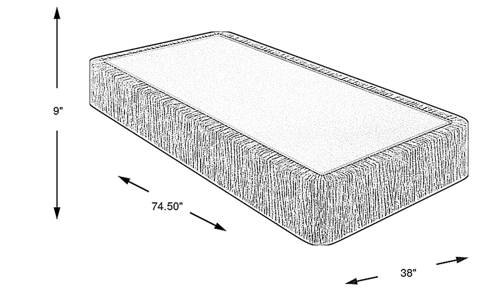 Dimension Image. Please refer to the Dimension Tab on this page for dimension details.