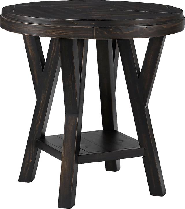 Tommye Black End Table - Thumbnail - Image 1