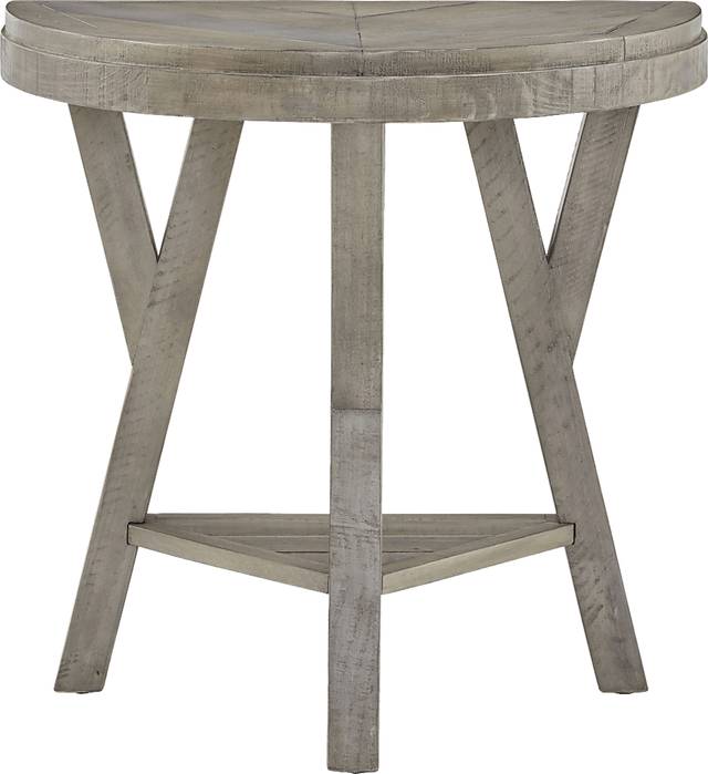 Tommye Gray Chairside Table - Thumbnail - Image 2