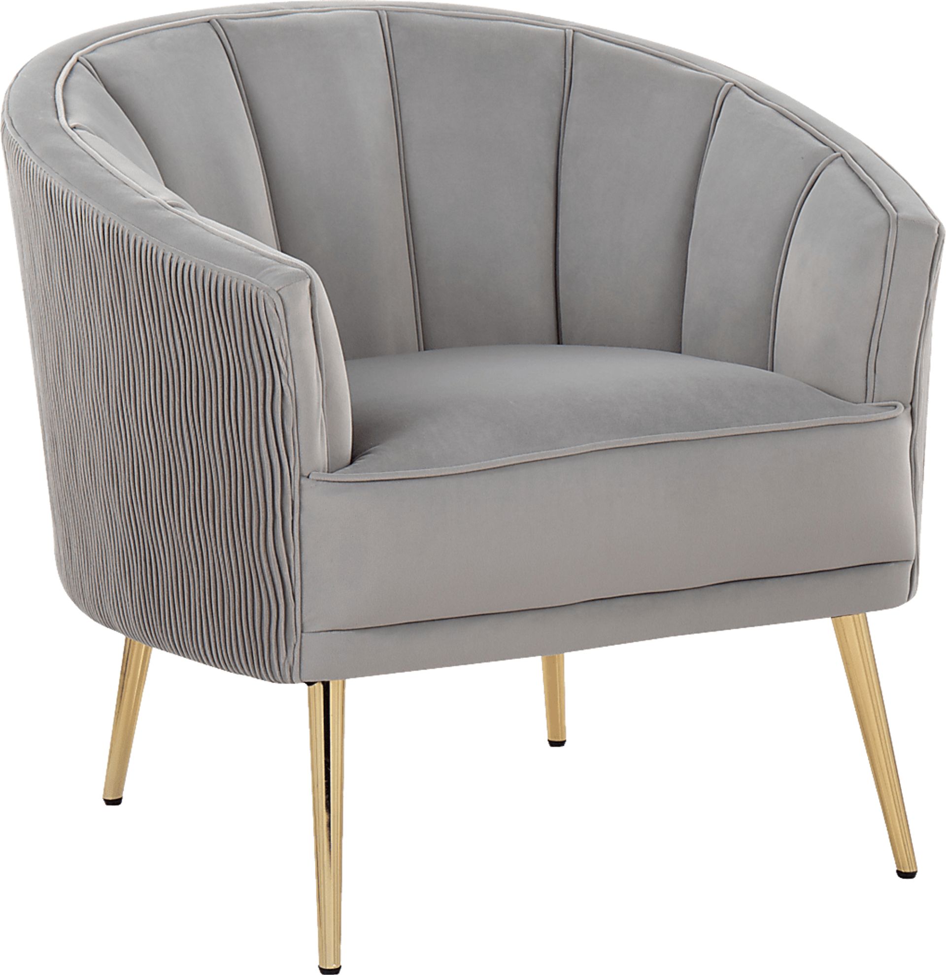 Tondee Silver Accent Chair - Image 1