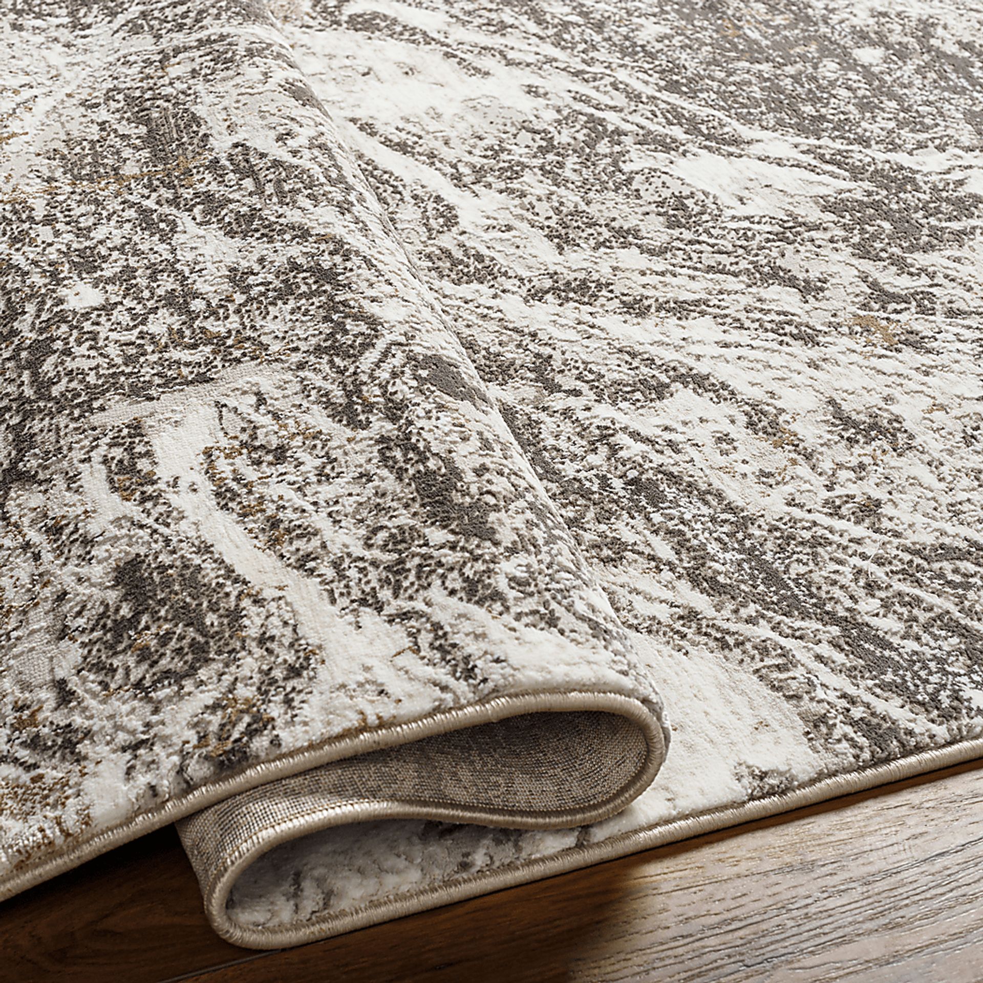 Tonnerre Ivory 5'3 x 7'3 Rug - Image 3