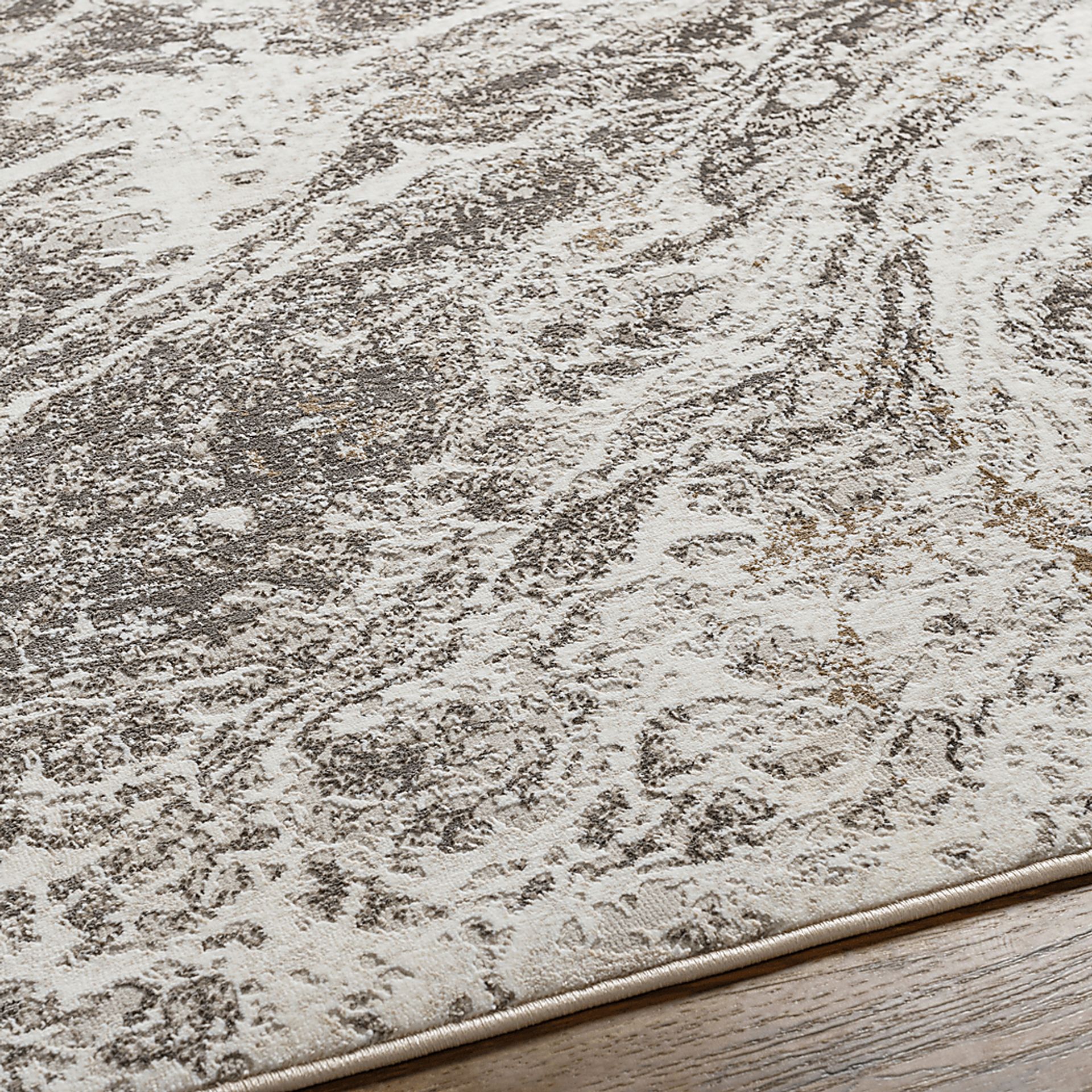 Tonnerre Ivory 5'3 x 7'3 Rug - Image 6