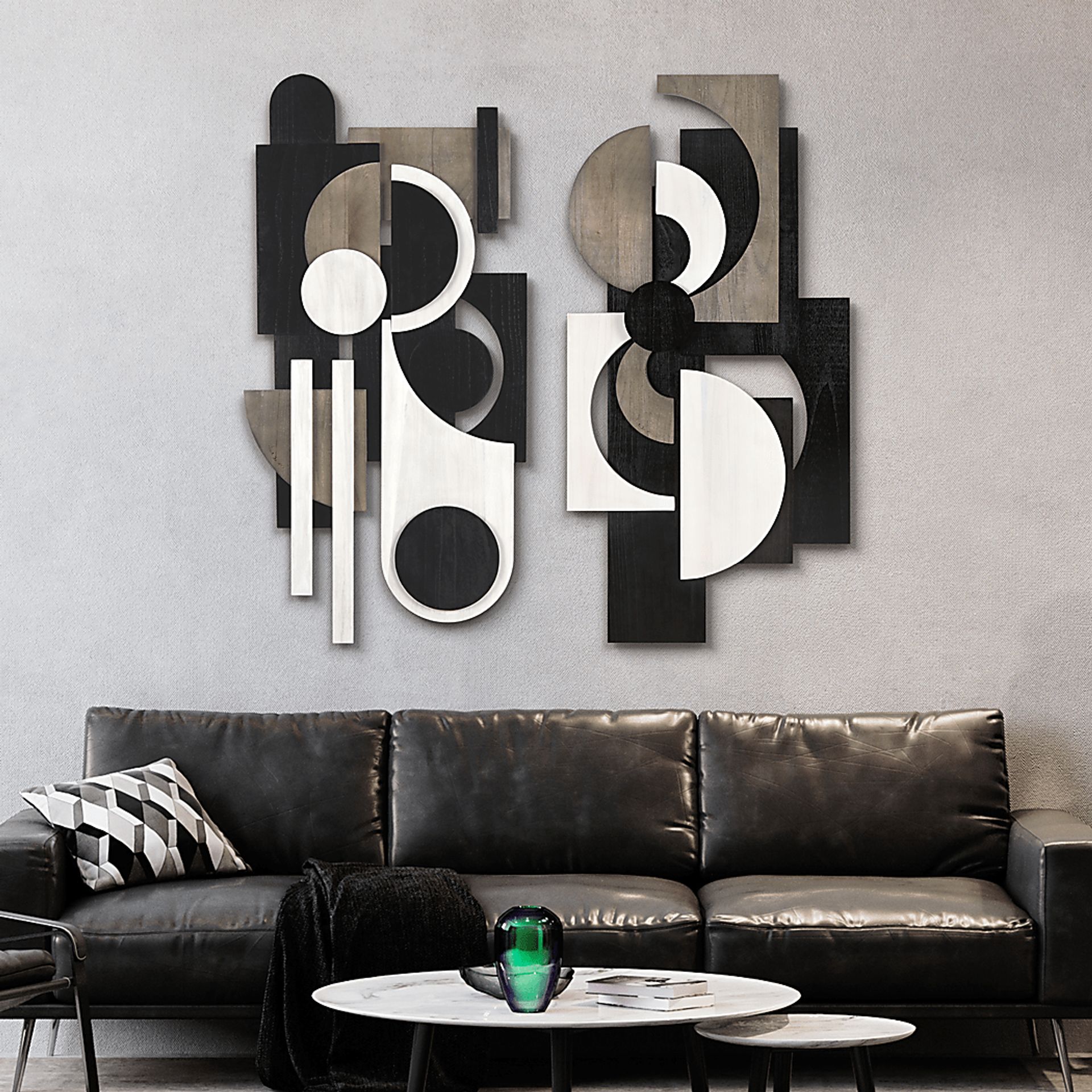 Tonore Black Wall Decor, Set of 2 - Image 2