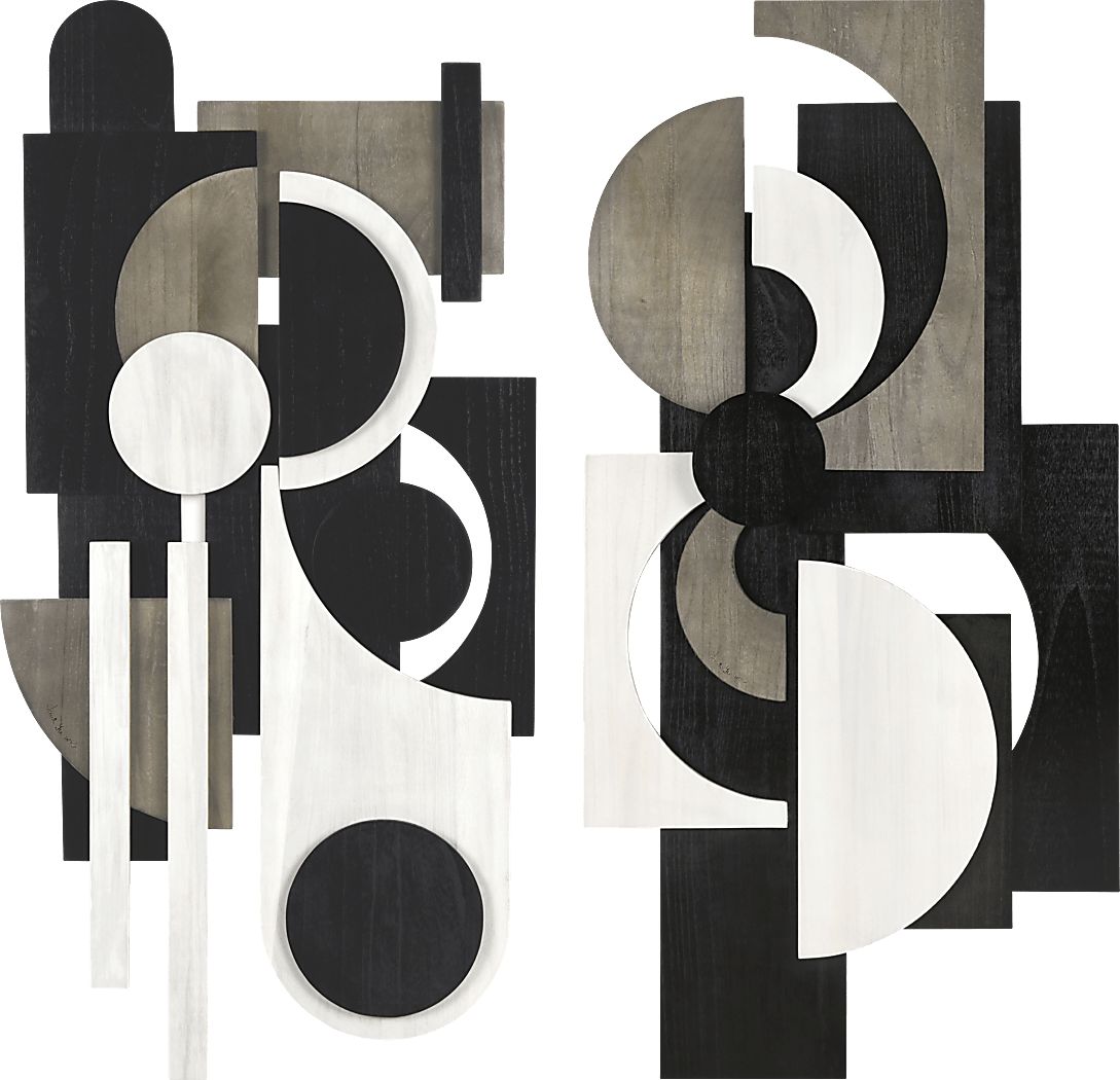Tonore Black Wall Decor, Set of 2