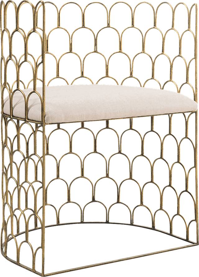 Tonya Beige Accent Chair - Thumbnail - Image 1