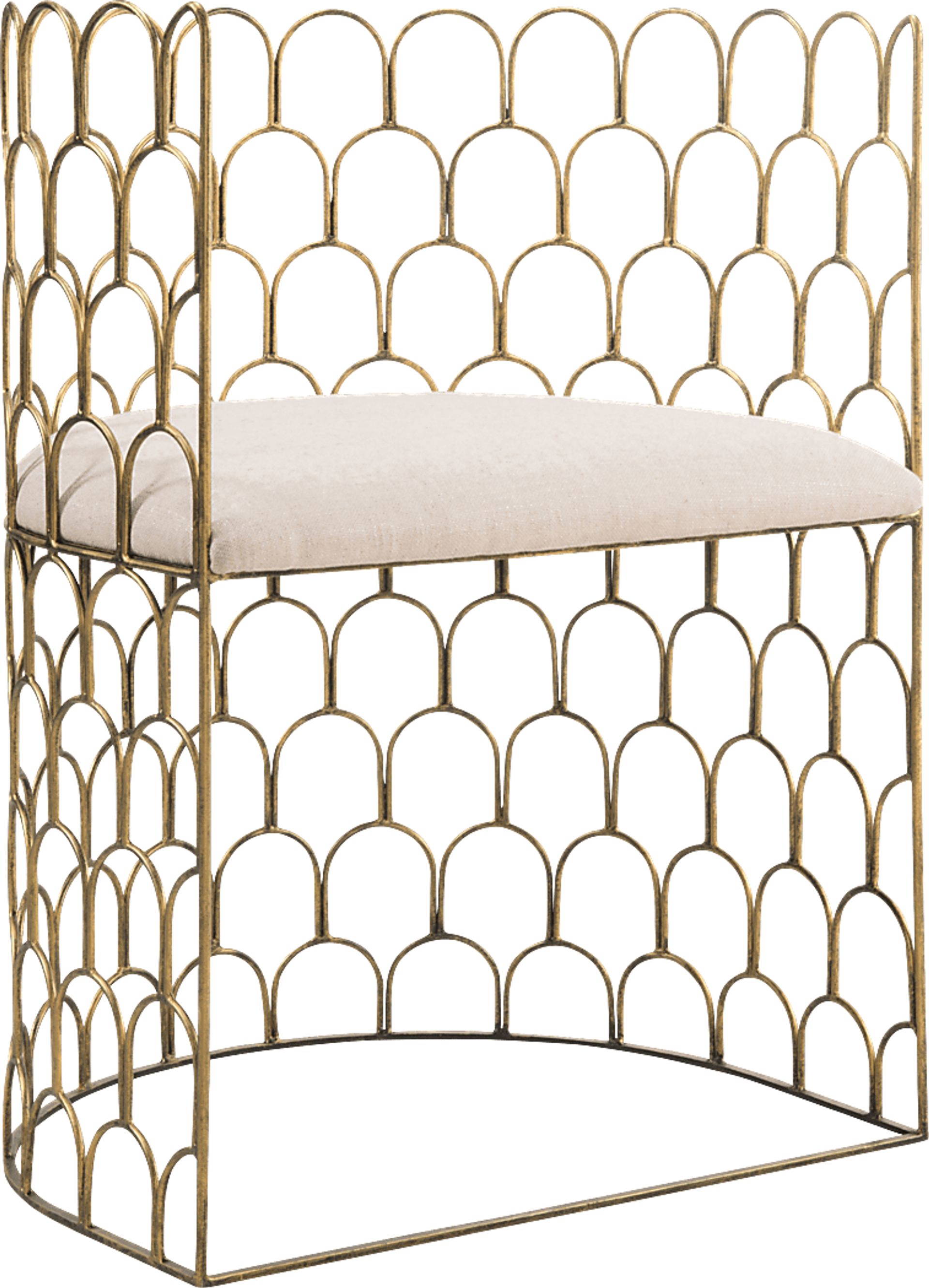 Tonya Beige Accent Chair - Image 1