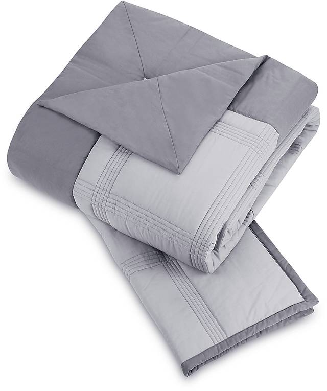 Tonyawood Gray Full/Queen 3 Pc Quilt Set - Thumbnail - Image 6