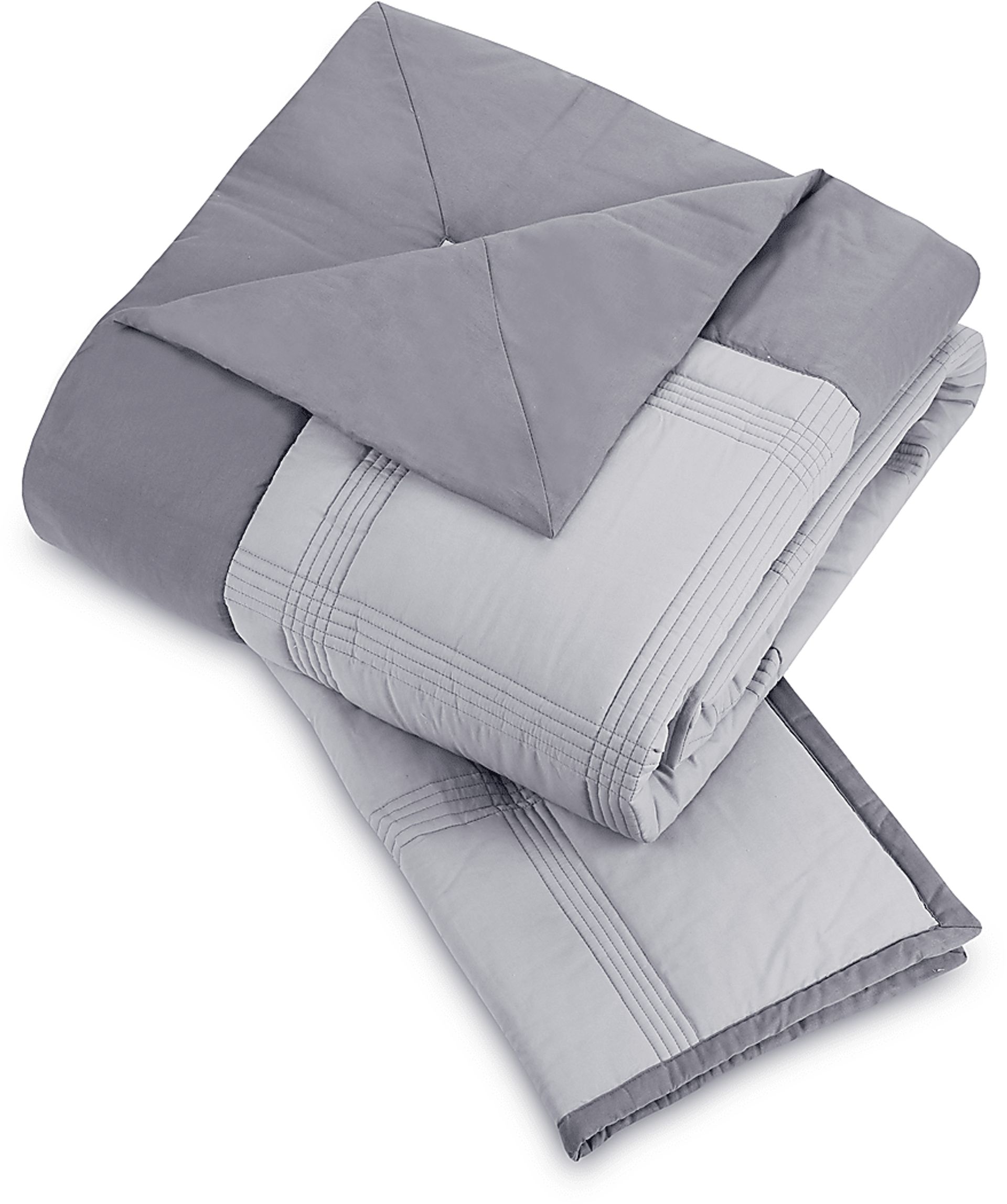 Tonyawood Gray Full/Queen 3 Pc Quilt Set - Image 6