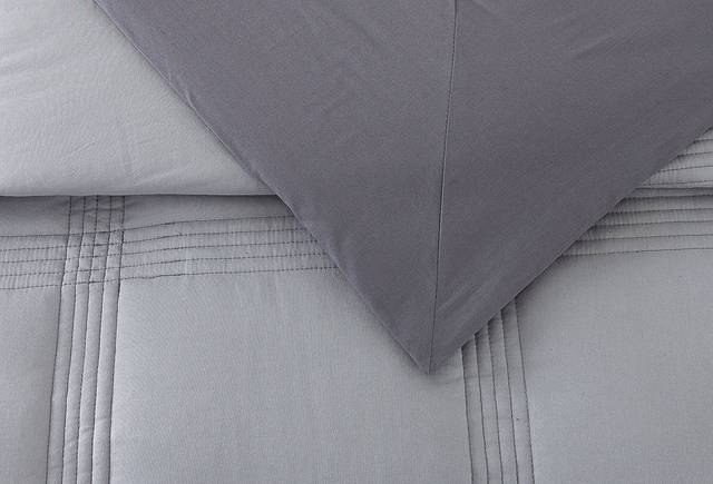 Tonyawood Gray Full/Queen 3 Pc Quilt Set - Thumbnail - Image 9