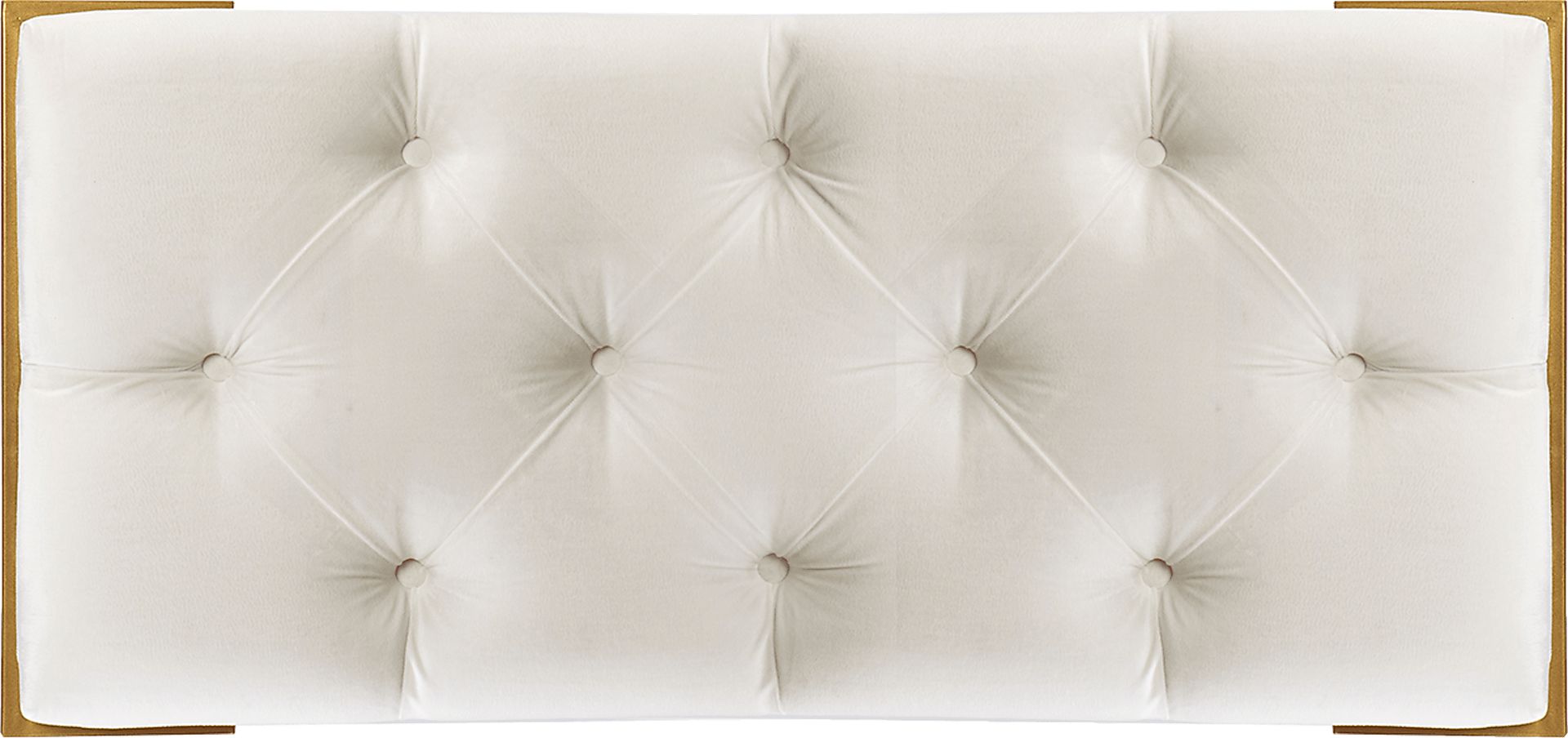 Tonylee White Accent Bench - Image 3