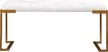Tonylee White Accent Bench