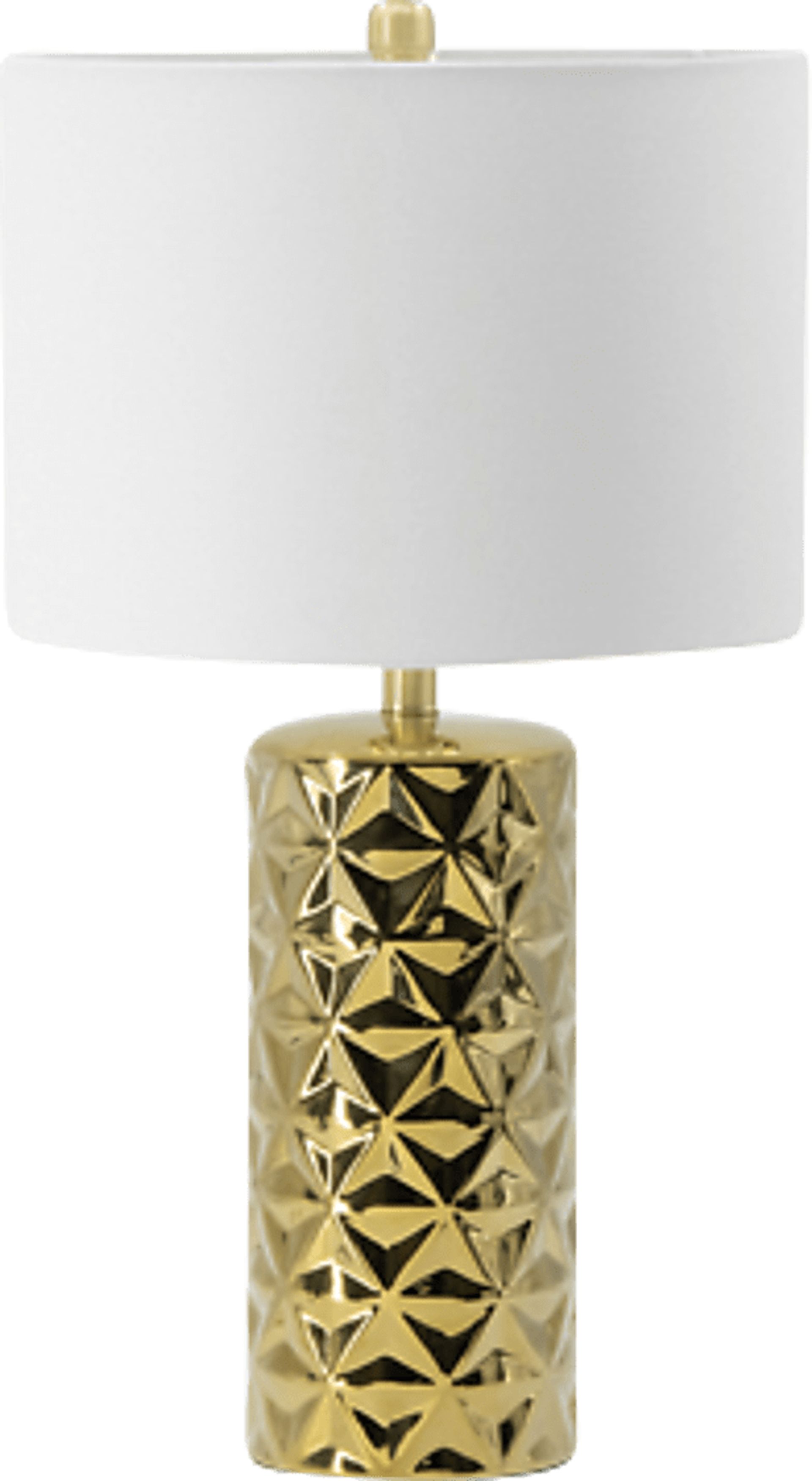 Topeka Court Gold Lamp - Image 1
