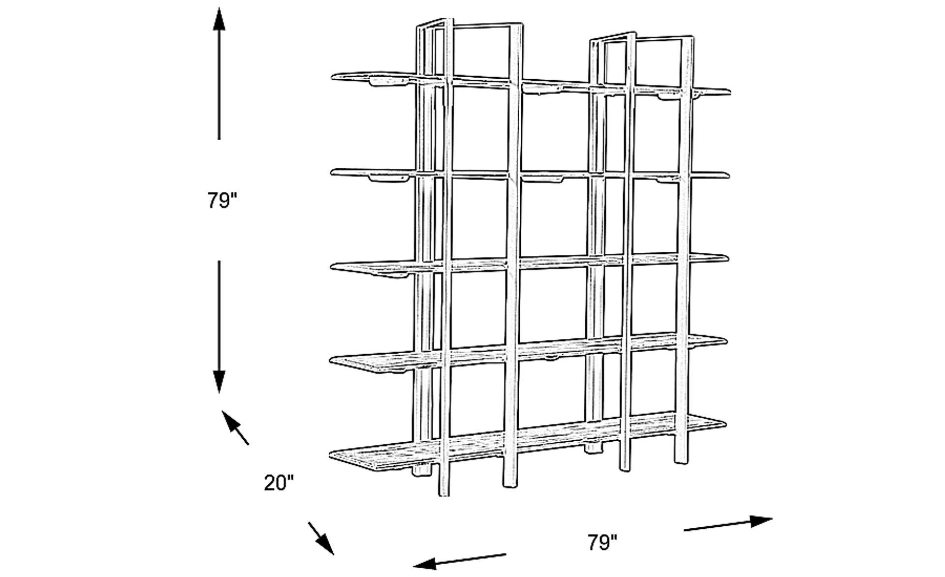 Dimension Image. Please refer to the Dimension Tab on this page for dimension details.