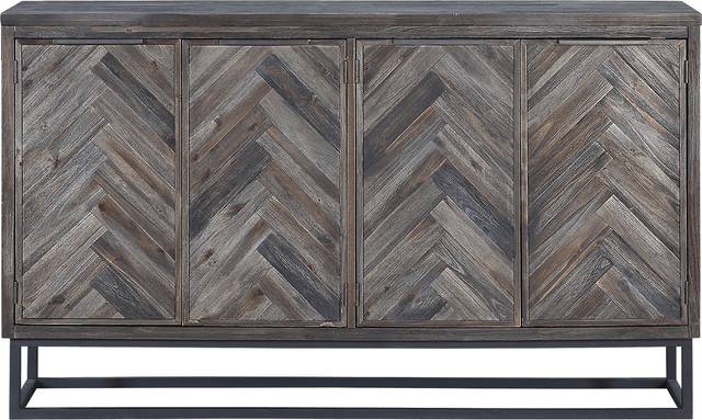 Torbay Brown Four Door Credenza - Thumbnail - Image 2