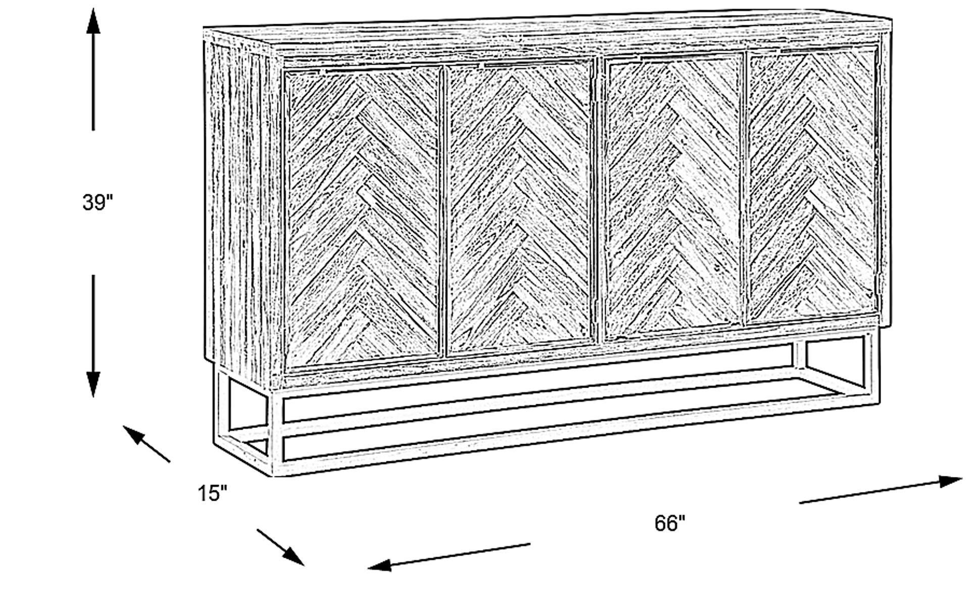 Dimension Image. Please refer to the Dimension Tab on this page for dimension details.