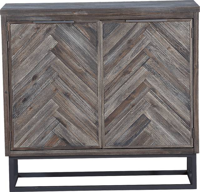 Torbay Brown Two Door Accent Cabinet - Thumbnail - Image 2