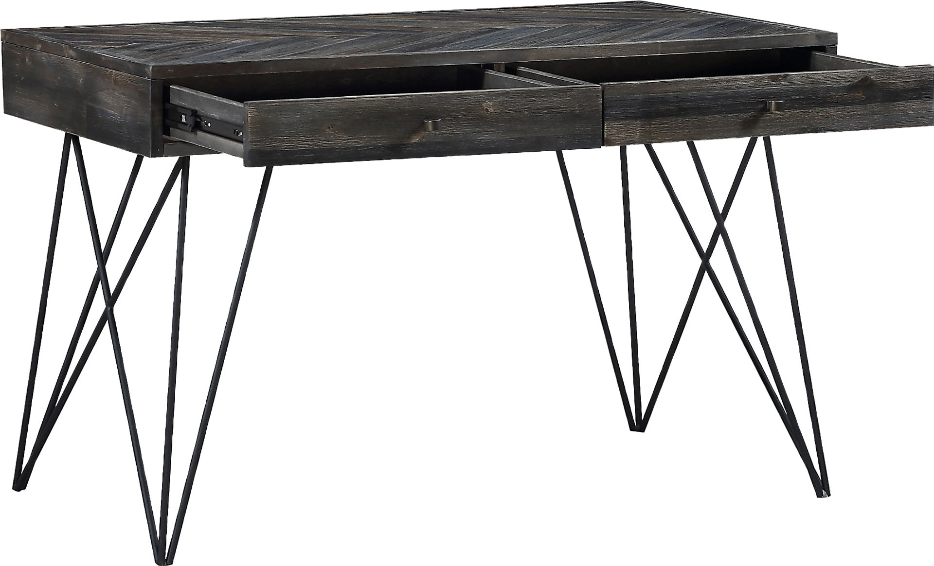 Torbay Brown Writing Desk - Image 2