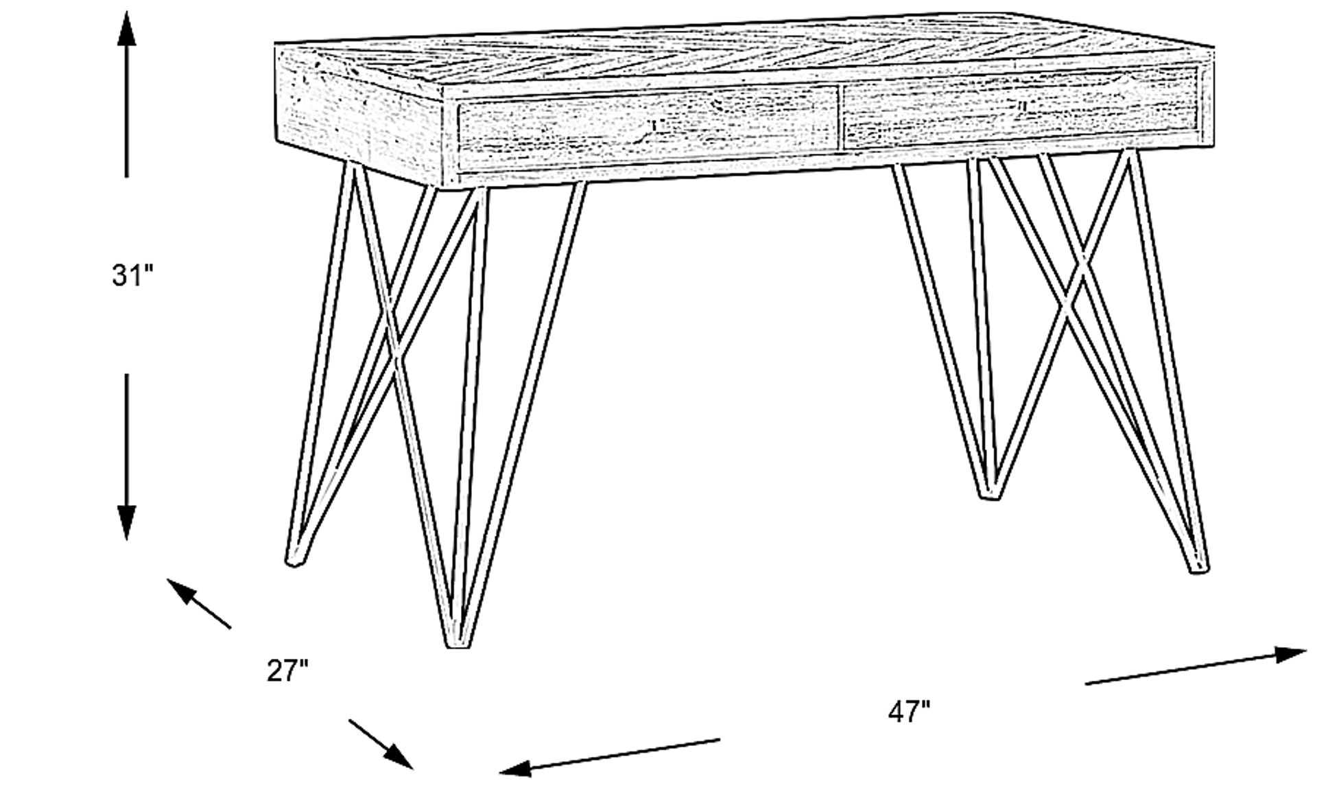 Dimension Image. Please refer to the Dimension Tab on this page for dimension details.