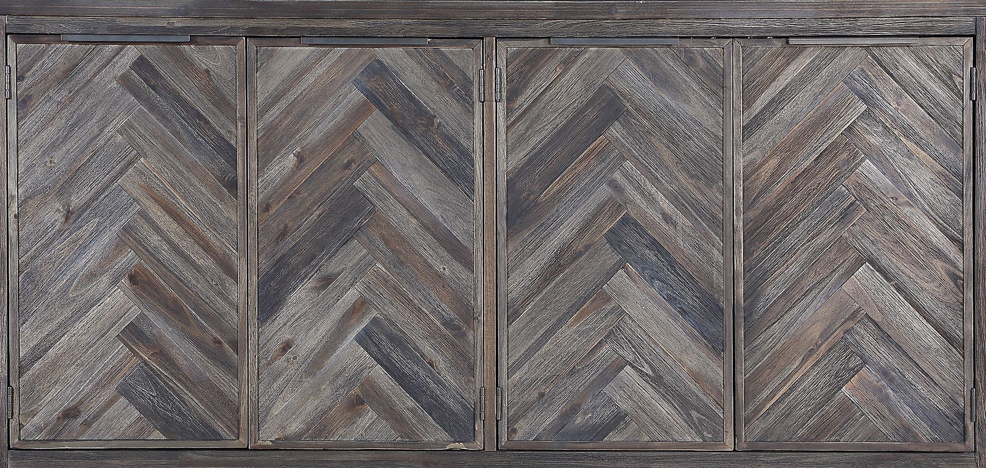 Torbay Gray 4 Door Credenza - Image 8