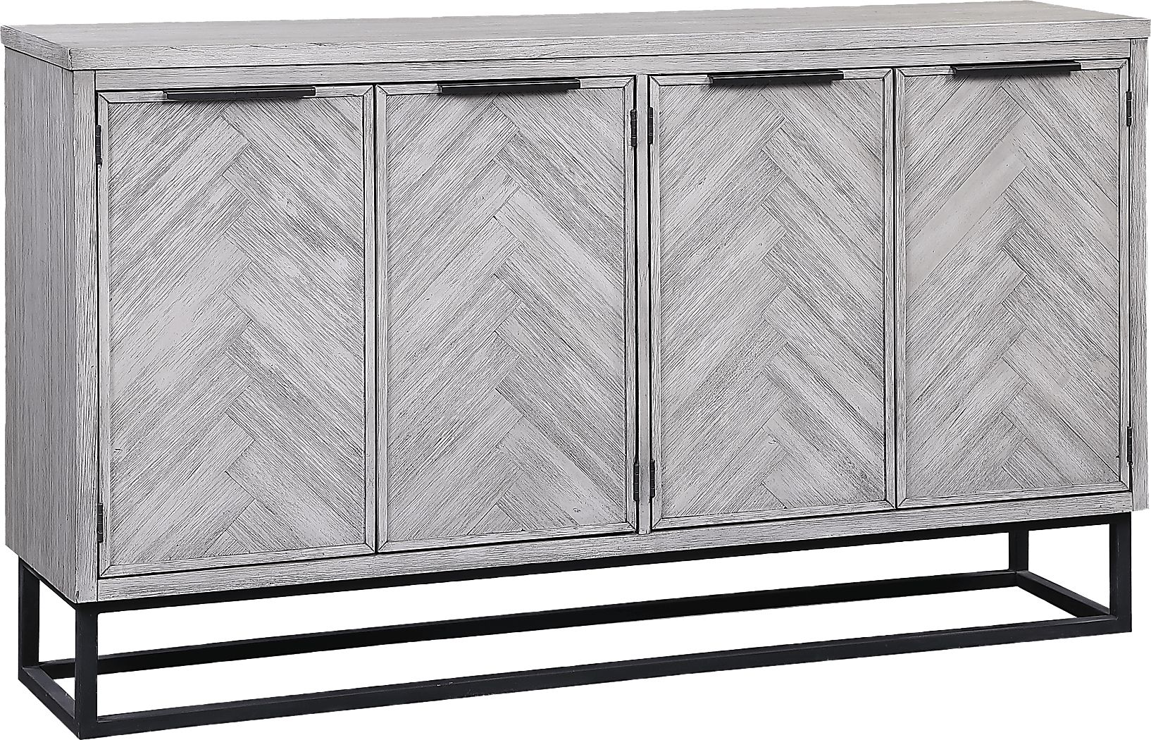 Torbay White Colors,White 4 Door Credenza | Rooms to Go