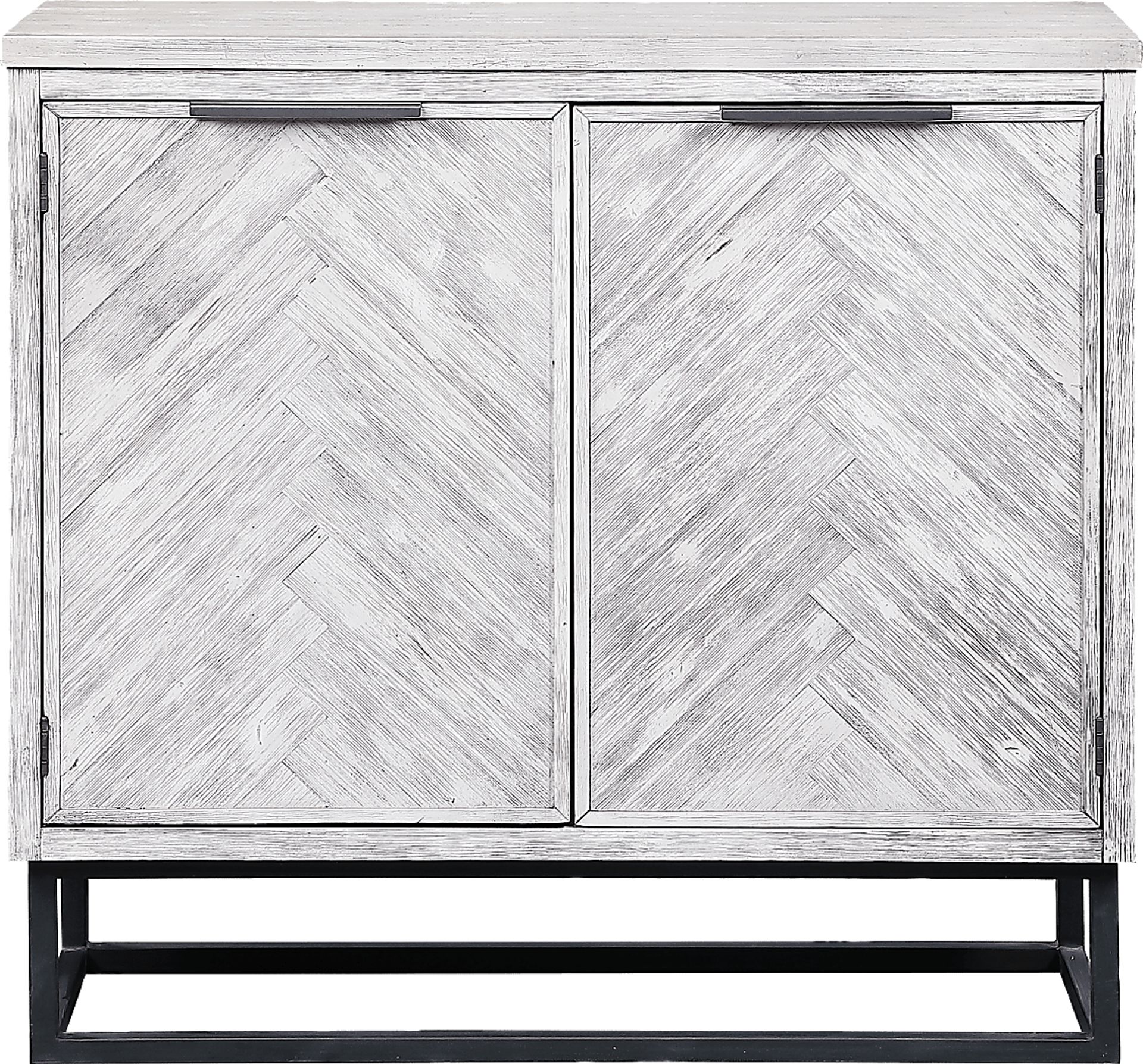 Torbay White Two Door Accent Cabinet - Image 1