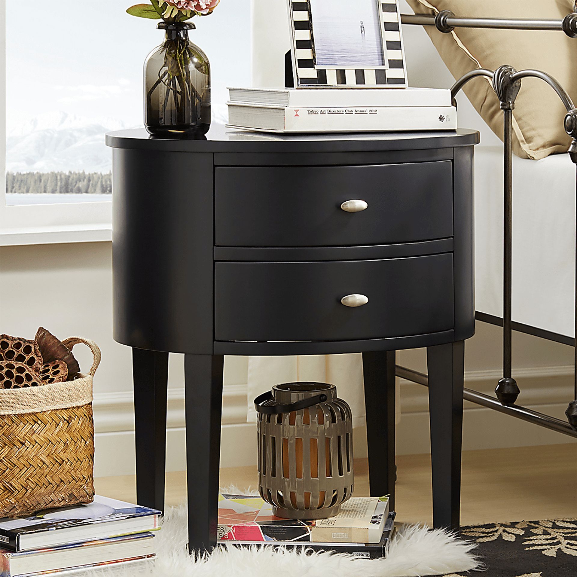 Torey Charcoal Accent Table - Image 2