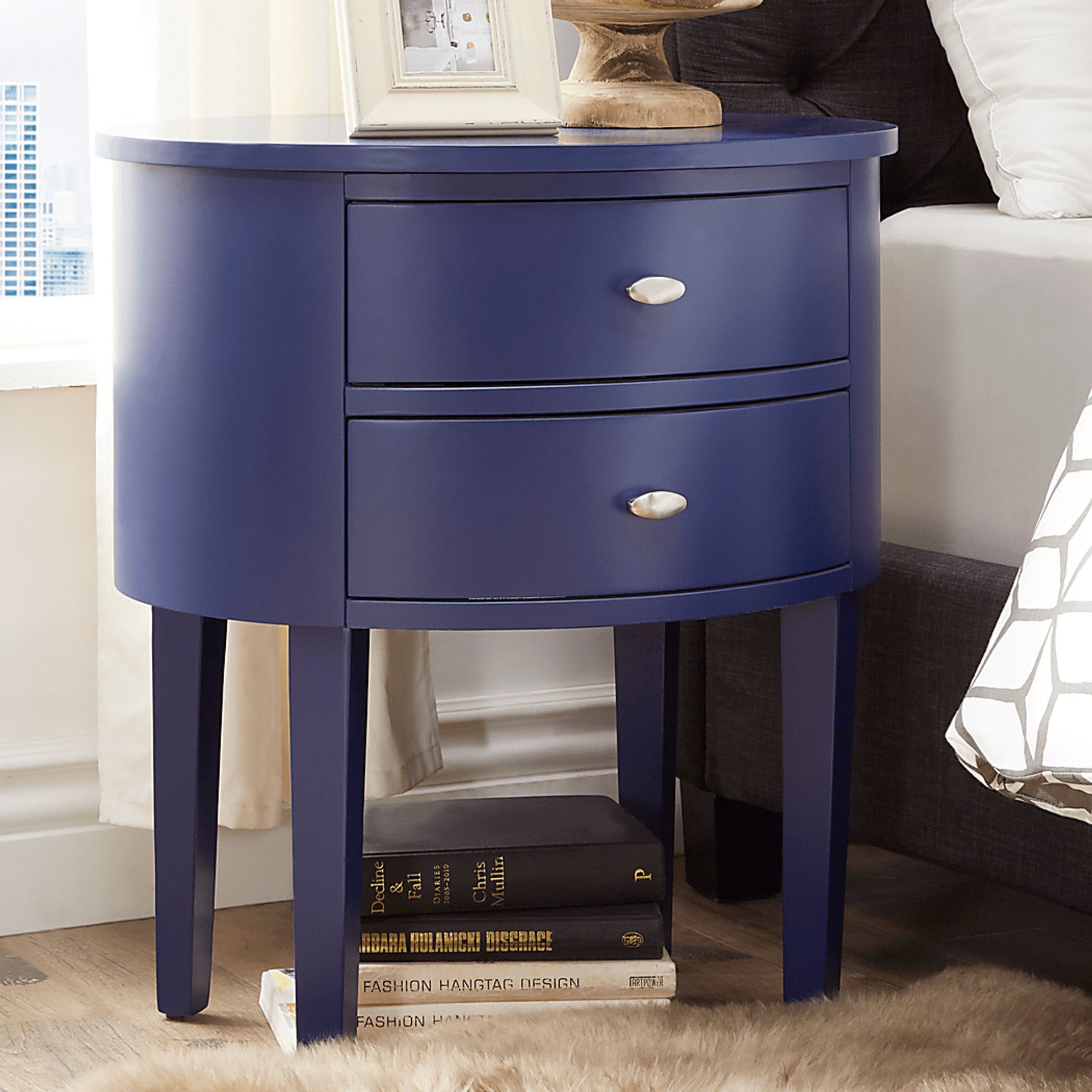 Torey Navy Accent Table - Image 2