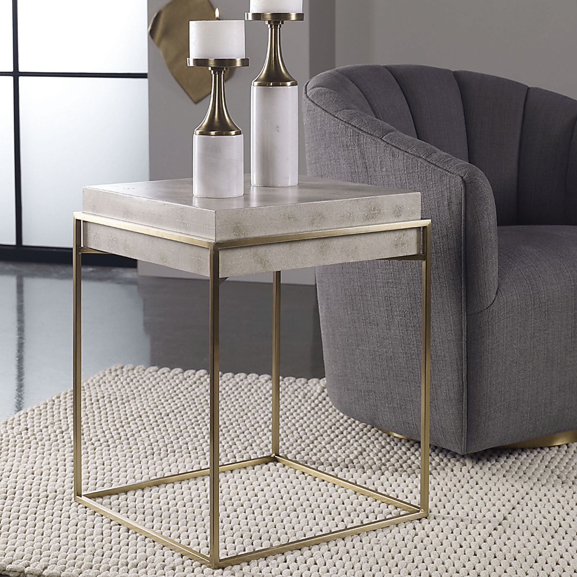 Torgerson Ivory Accent Table - Image 3