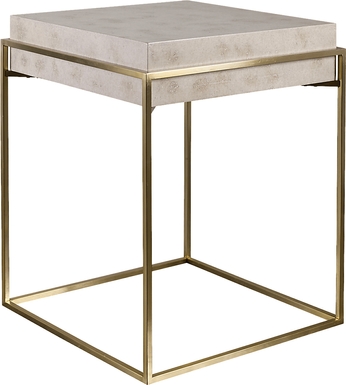 Torgerson Ivory Accent Table