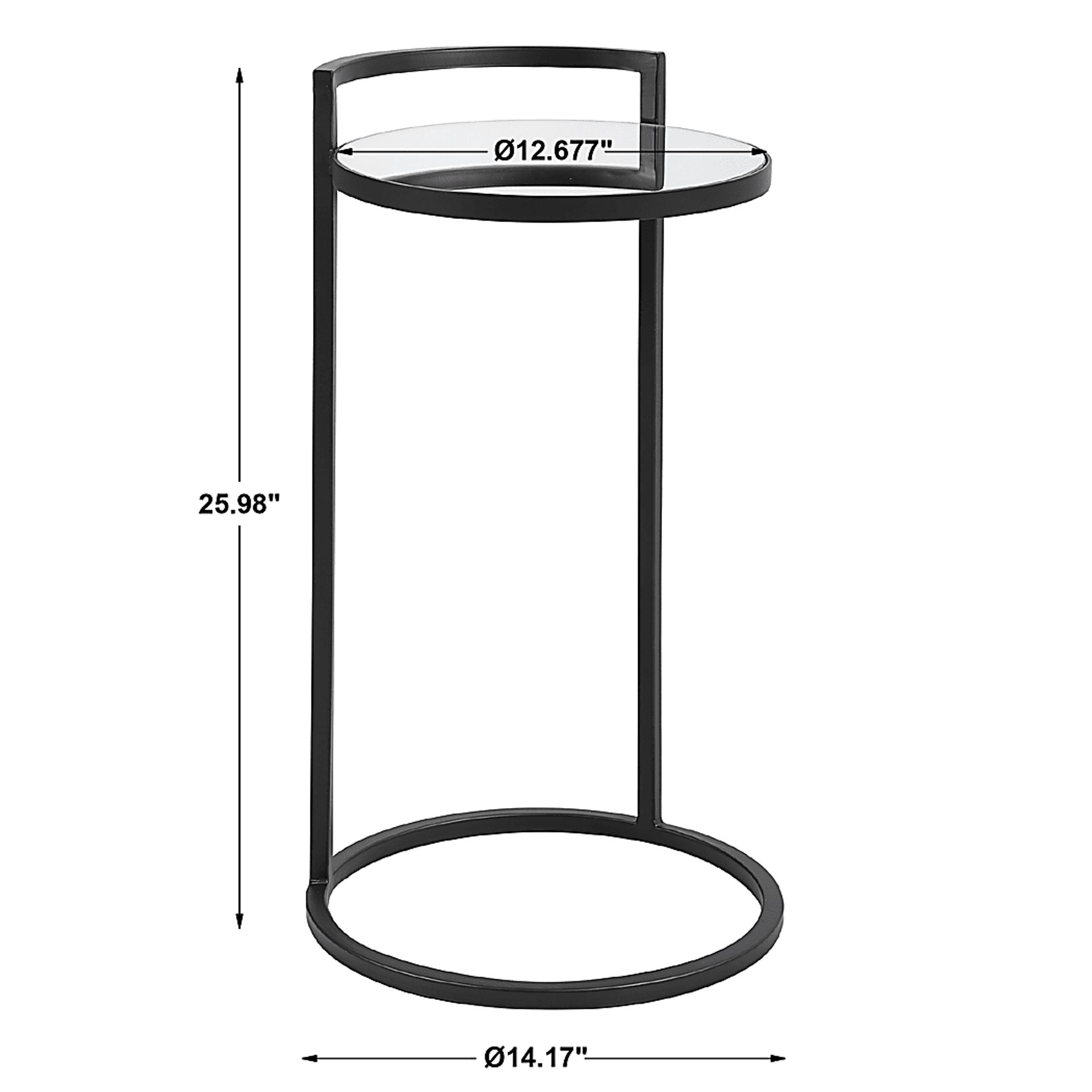 Toriane Black Accent Table - Image 9