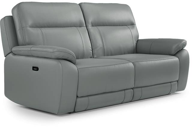 Torini Blue Leather 2 Pc Power Reclining Living Room - Thumbnail - Image 3