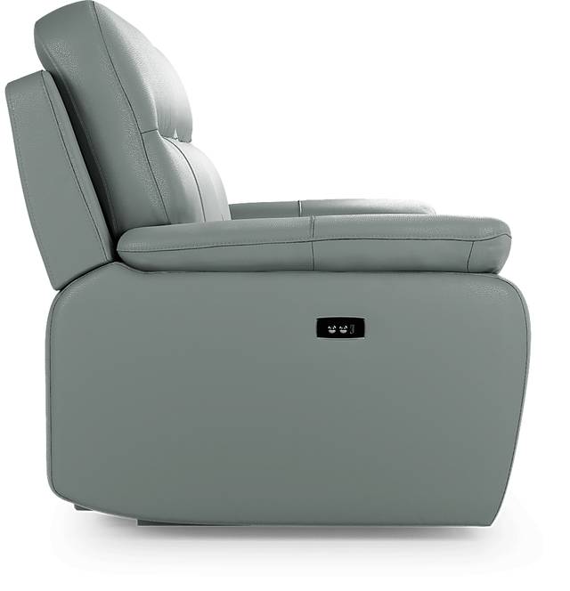 Torini Blue Leather 2 Pc Power Reclining Living Room - Thumbnail - Image 5