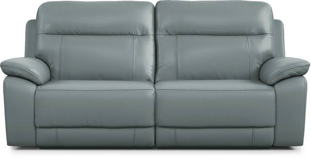 Torini Blue Leather 2 Pc Power Reclining Living Room - Thumbnail - Image 2