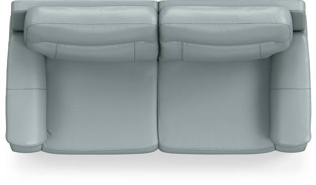 Torini Blue Leather 2 Pc Reclining Living Room - Thumbnail - Image 4