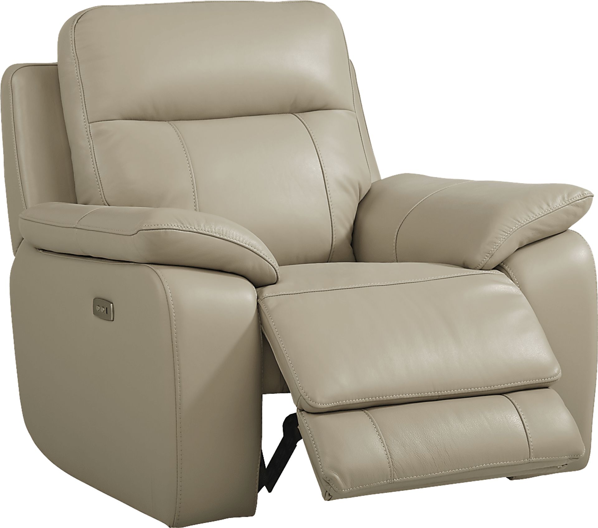 Torini Cream Leather 8 Pc Reclining Living Room - Image 10