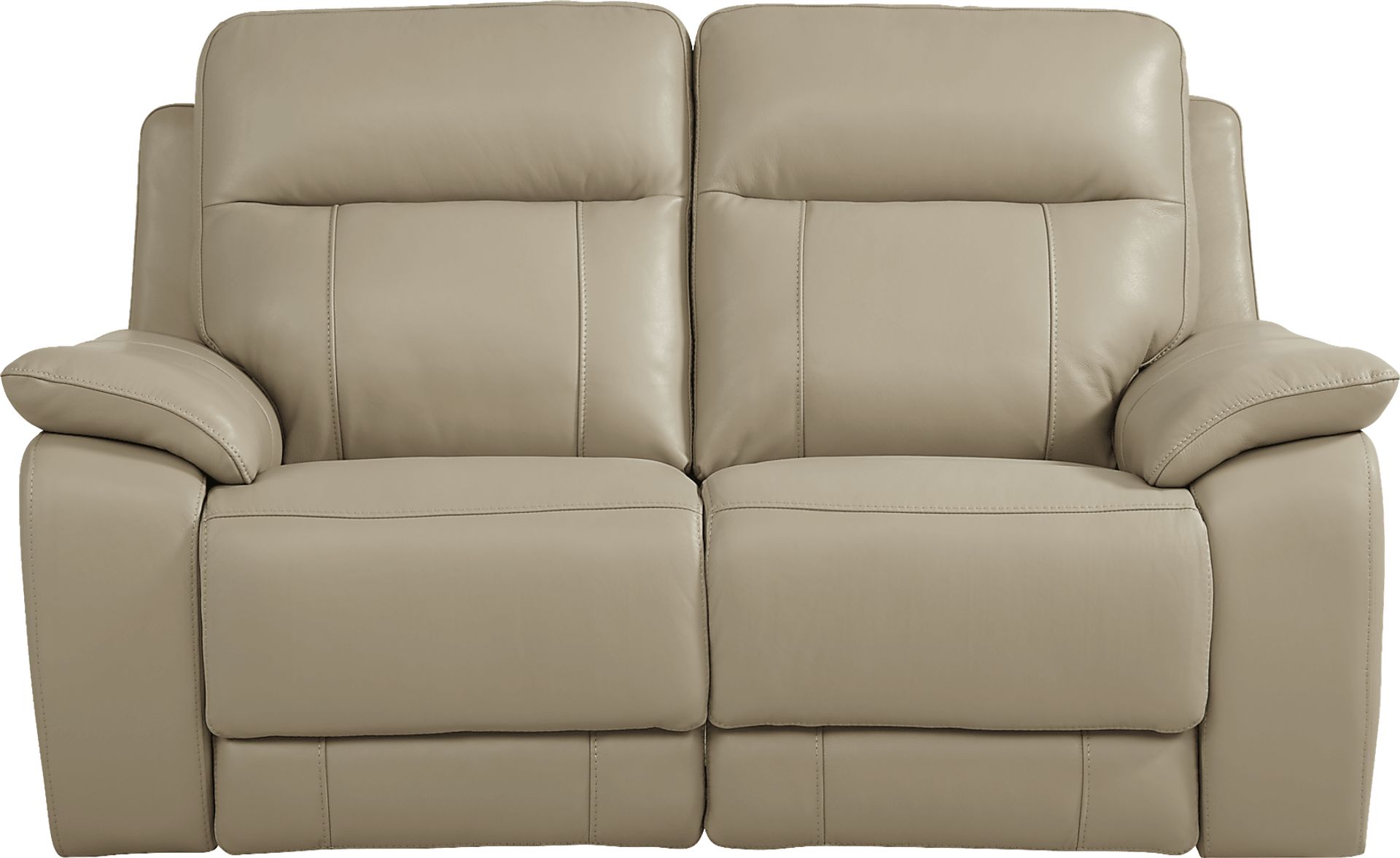 Torini Cream Leather 7 Pc Power Reclining Living Room - Image 6