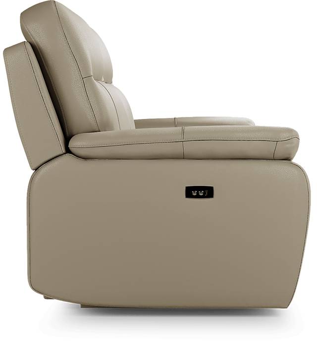 Torini Cream Leather 5 Pc Power Reclining Living Room - Thumbnail - Image 5
