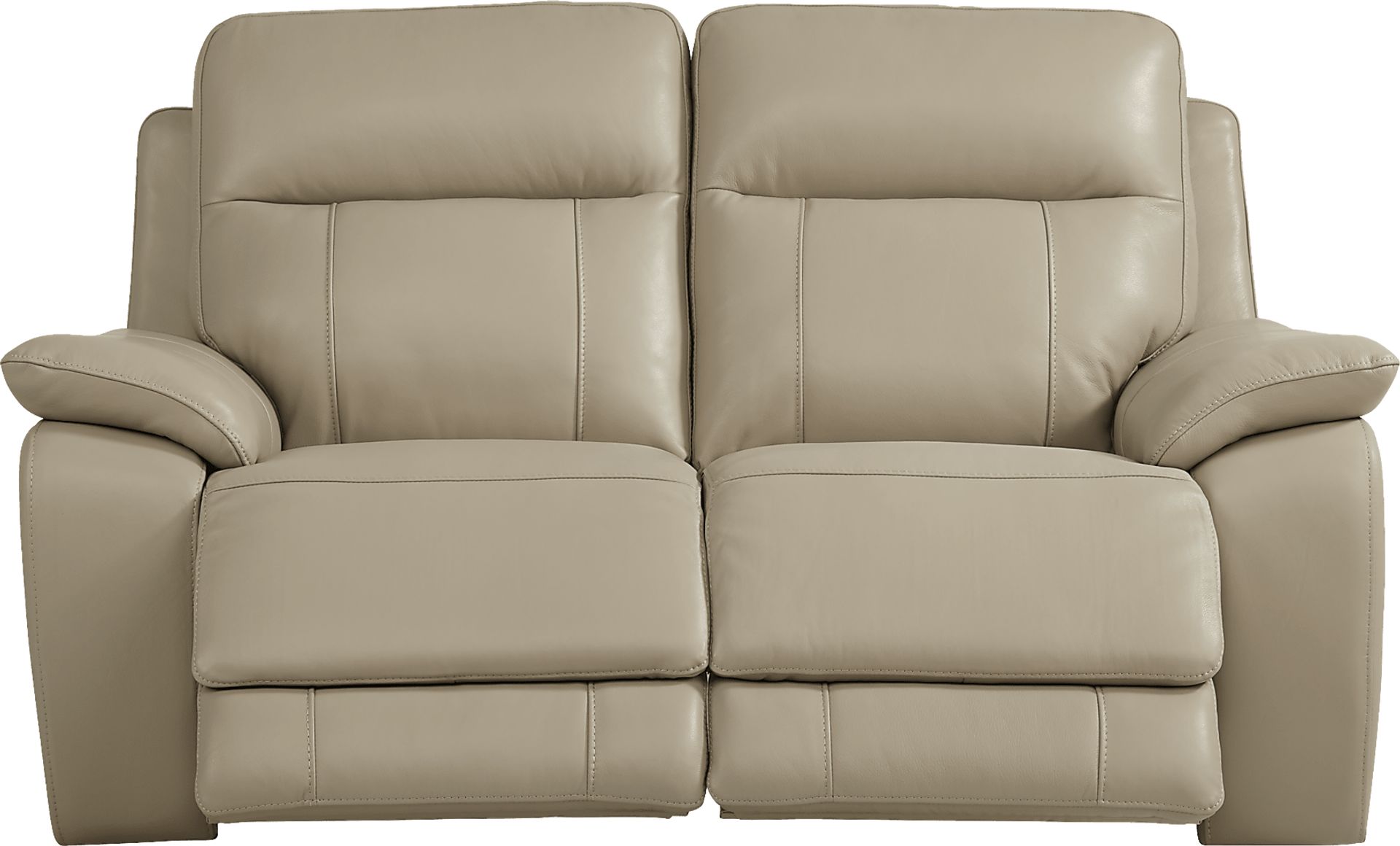Torini Cream Leather 8 Pc Reclining Living Room - Image 7