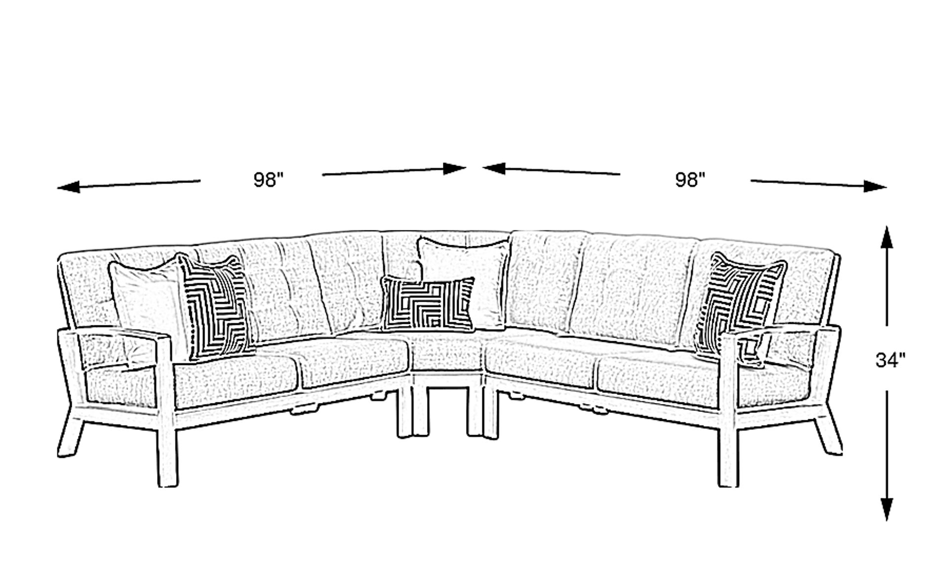 Dimension Image. Please refer to the Dimension Tab on this page for dimension details.