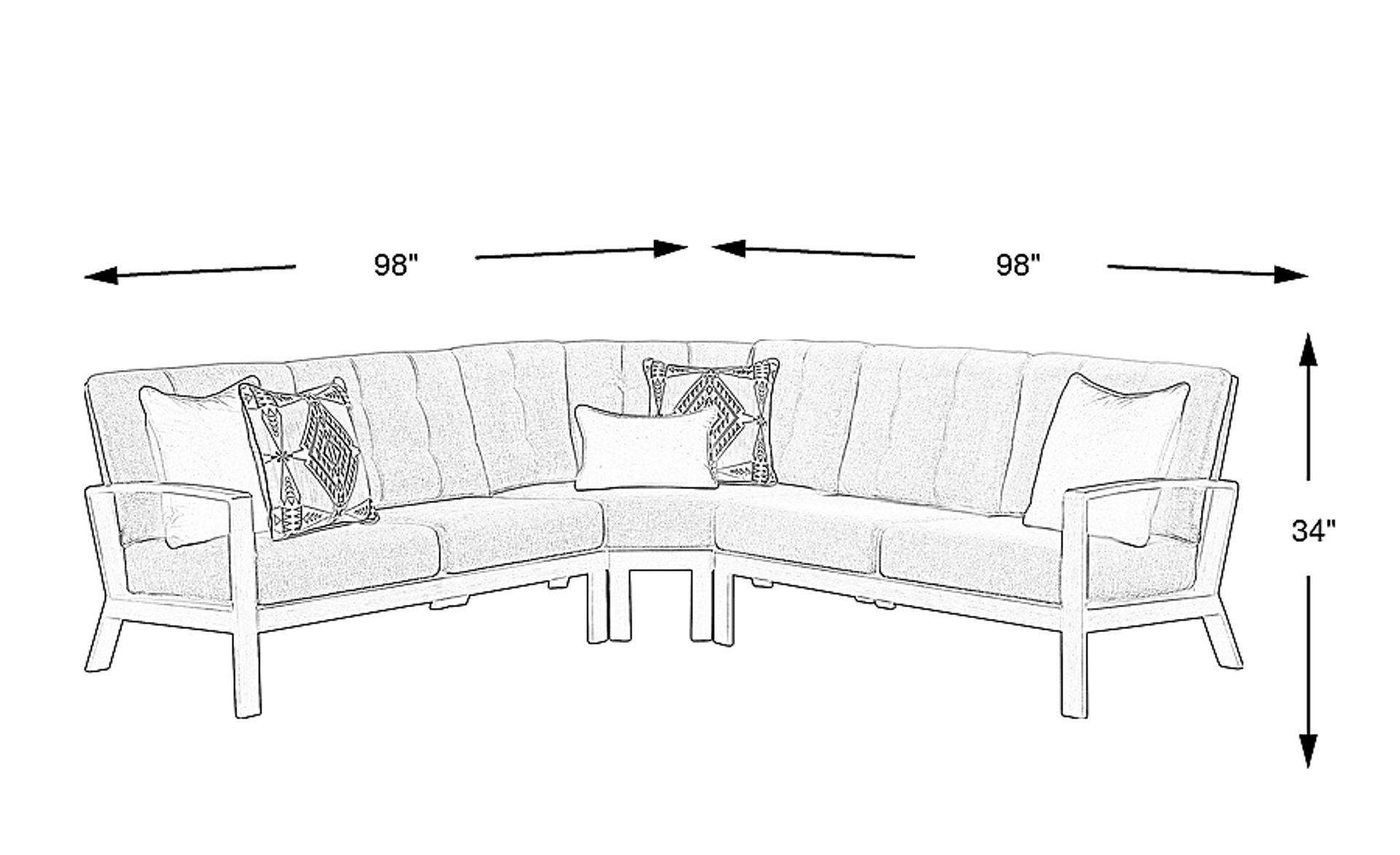 Dimension Image. Please refer to the Dimension Tab on this page for dimension details.